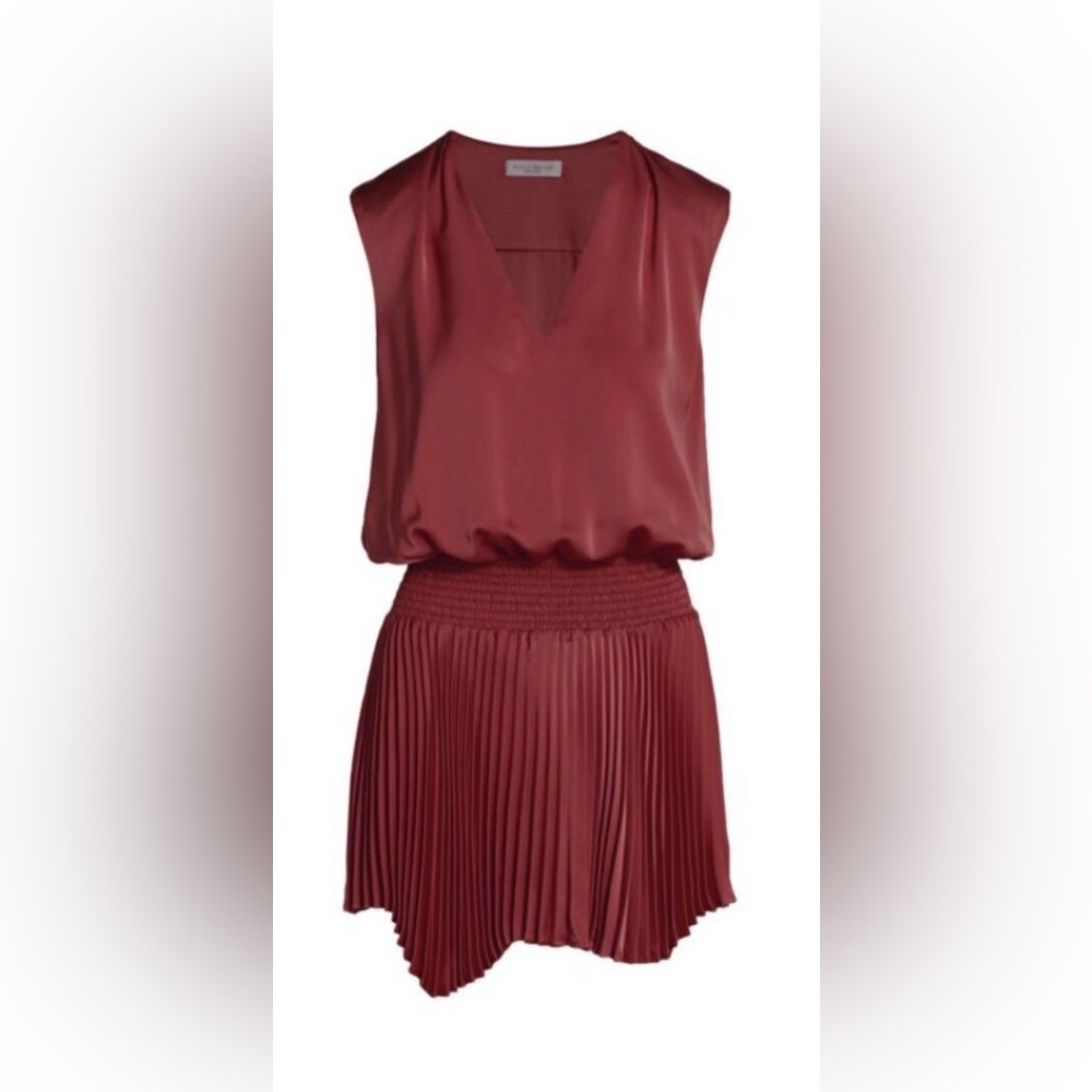 ramy brook rori dress bordo